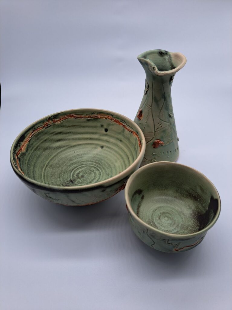 Collection Menthe & Vert de Gris - Vaisselle