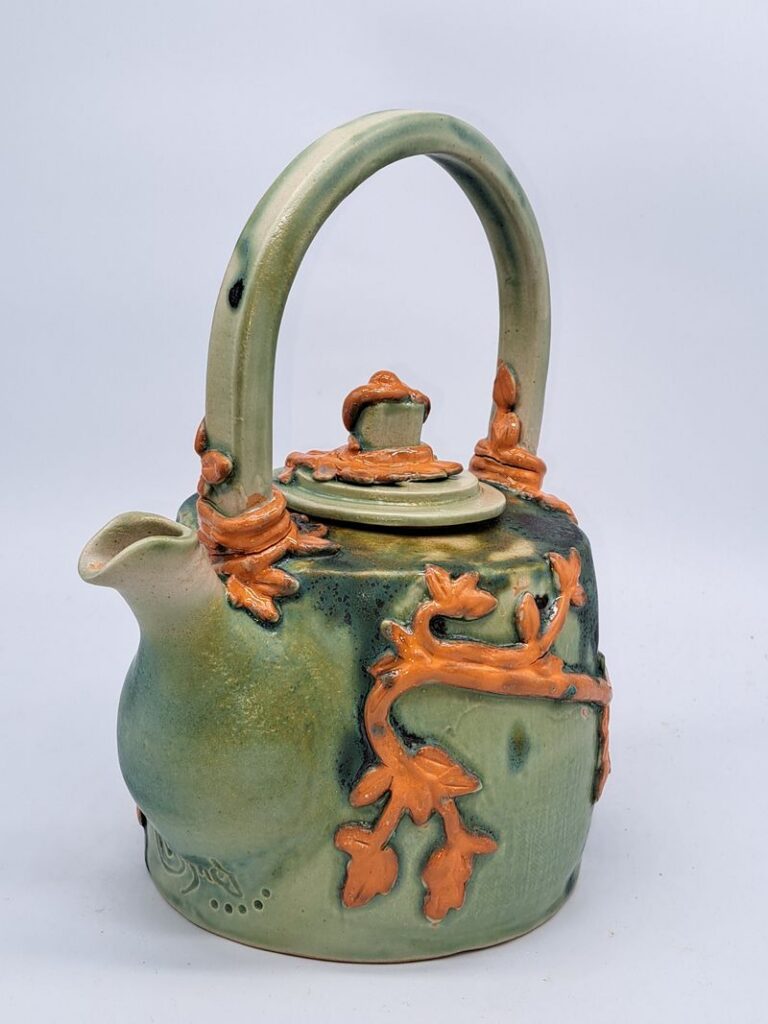 Vert-de-Gris : Théière