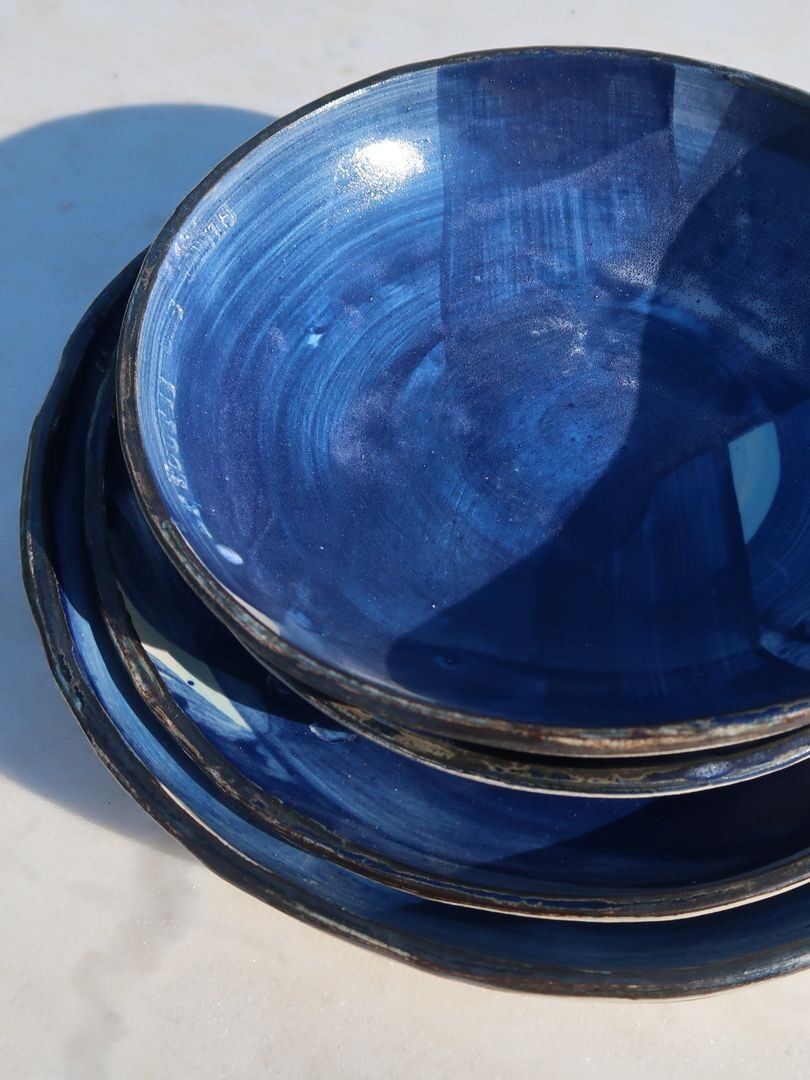 COLLECTION BLEU DE NÎMES - ASSIETTES CREUSES